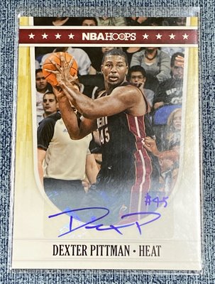Dexter Pittman 2011-12 NBA Hoops #121 Autographs