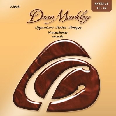 小叮噹的店-Dean Markley 2008 木吉他弦0.10-0.47 Vintage Bronze
