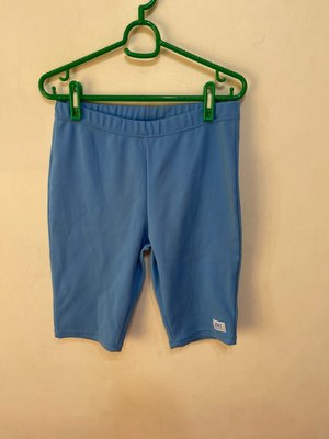 「 二手衣 」 ASICS 男版運動休閒短褲（藍）44