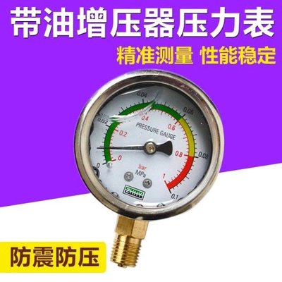 渦輪增壓器壓力錶氣壓表增壓器氣壓測量表防震壓力錶校油泵工具表-一點點