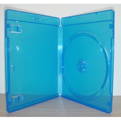【臺灣製造】1個-單片裝11mm精緻燙銀LOGO藍光盒/CD盒/DVD盒/光碟盒/有膜