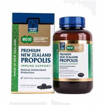 蜜紐康 正品 黑蜂膠 300顆 Manuka Health Bio30 Propolis頂級當地品牌 品質保證 紐西蘭