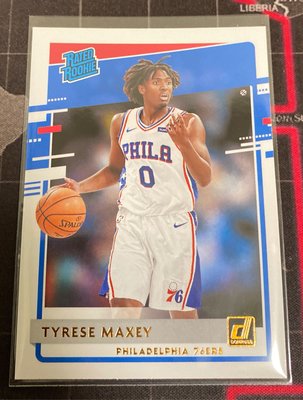 Tyrese Maxey 20/21 Donruss #211 Rated Rookie