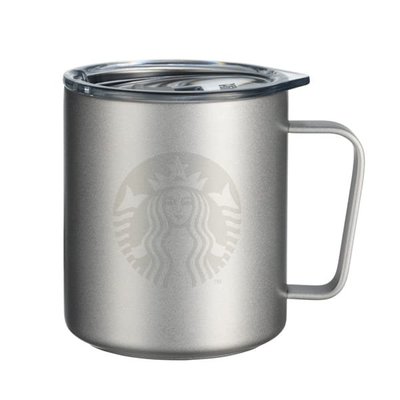 星巴克 12OZSILVER不鏽鋼把手杯 Starbucks 2021/12/8上市