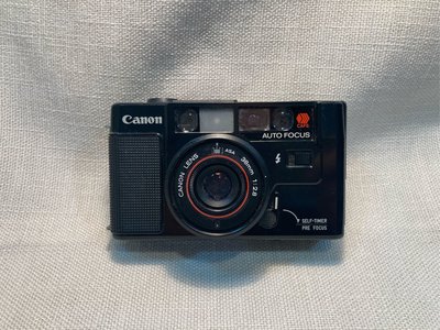 日本製 Canon AF35M 零件機出售 能過電 底片匣卡榫斷裂 無法關閉 當零件機出售