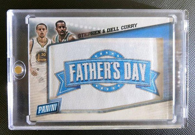 NBA總冠軍 STEPHEN CURRY大小咖哩 父親節紀念大塊Patch 實卡有質感 比簽名還難找