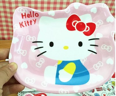 Hello Kitty貓頭盤子果盤湯盤菜盤點心蛋糕盤小碟子餐具