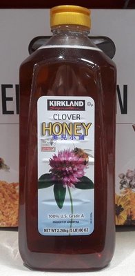 美兒小舖COSTCO好市多代購～KIRKLAND 100%純蜂蜜(2.26kg/瓶)