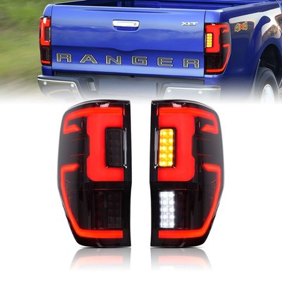 適用于福特Ranger 12-20年款LED汽車尾燈總成改裝LED流光轉向剎車--請儀價