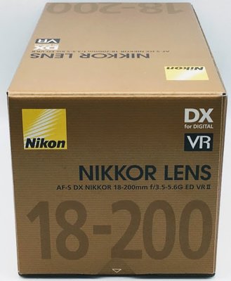 全新 Nikon AF-S DX 18-200mm  F3.5-5.6G ED VR II 防手震 榮泰貨 保固1年