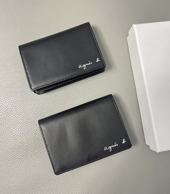 【熱賣精選】agnes b 2023新款卡包零錢名片包名片夾