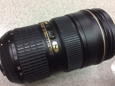 [保固一年] [高雄明豐]公司貨 95新  Nikon AF-S 24-70mm f2.8G ED 便宜賣