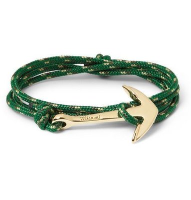 機能先決 土 Miansai 手環手鍊 混綠 編織繩 船錨 金色 美製 BV Tiffany Visvim 有型好搭