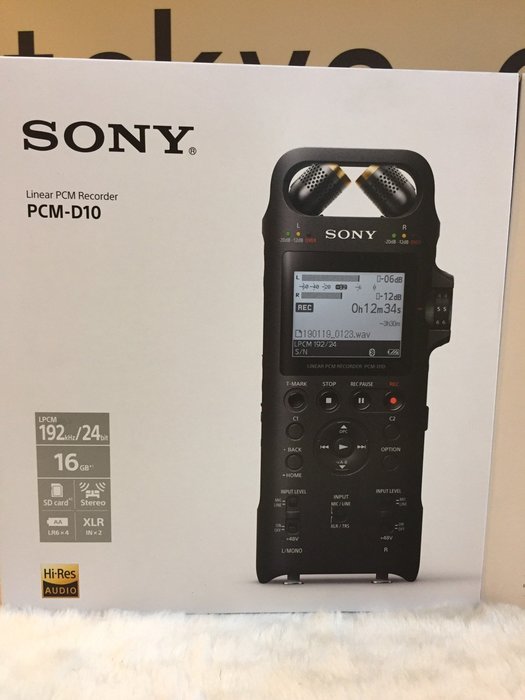 東京快遞耳機館開封門市SONY PCM-D10 線性PCM專業錄音器支援XLR/TRS