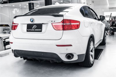 【政銓企業有限公司】BMW E71 X6 35i 50i X6M 適用 新款 MP 抽真空 卡夢 尾翼 免費安裝