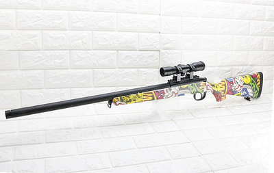 [01] BELL VSR 10 狙擊槍 手拉 空氣槍 狙擊鏡 彩色( 倍鏡瞄準鏡MARUI BB槍BB彈玩具槍長槍步槍