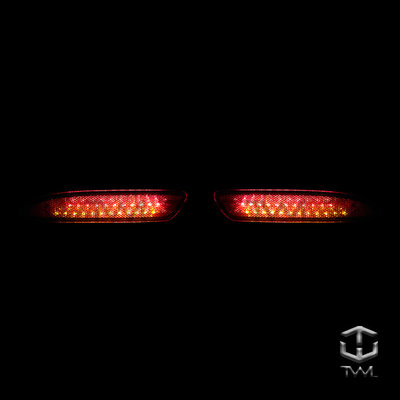 《※台灣之光※》全新FORD福特NEW ESCAPE 10 11 12年LED紅色反光片3段後保燈含方向燈功能