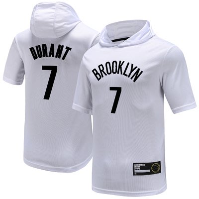 NBA 布魯克林籃網隊 籃球運動連帽T恤 短袖上衣 熱身服 HARDEN IRVING  DURANT