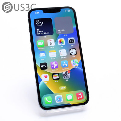 【US3C-台南店】【一元起標】台灣公司貨 Apple iPhone 13 Pro 128G 6.1吋 天峰藍 A15仿生晶片 IP68防水防塵 二手手機