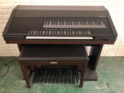 B183 [家之家二手家具] YAMAHA山葉Electone雙層電子琴EL-70電管風琴 附專用琴椅 電子琴