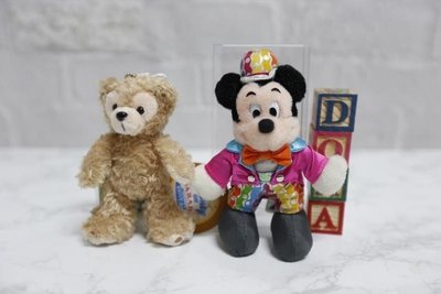🌸Dona代購🌸現貨 日本迪士尼樂園限定 100周年米老鼠米奇魔術師魔法師 娃娃/玩偶/擺飾(附安全別針) B18