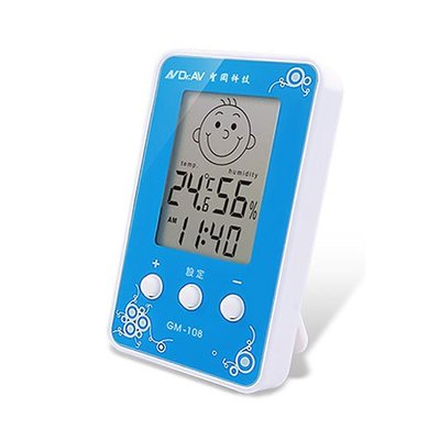 【UP101】Dr.AV三合一智能液晶溫濕度計(GM-108)