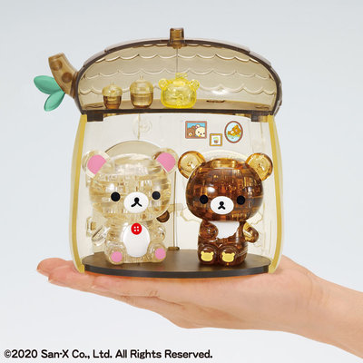 Peacock in jp2023 3月#日本 拉拉熊懶懶熊/史努比查理布朗3D立體透明拼圖 2款 下標預購
