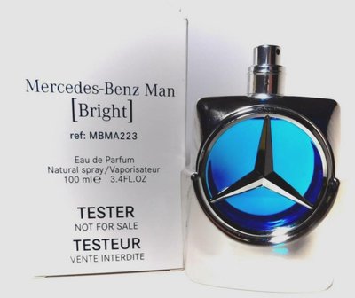 Mercedes Benz Man Bright 賓士 銀霧冰泉男性淡香精100ml tester/1瓶-新品正貨