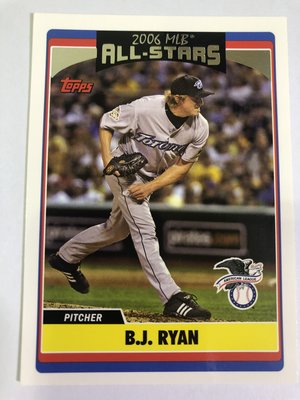 B.J. Ryan #UH272 2006 Topps Update All-Star