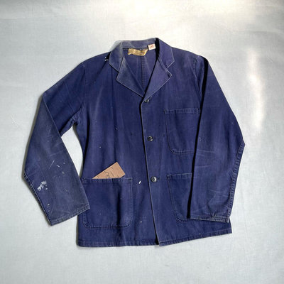 英國製造 70s Walker Glasgow Painter Jacket 純棉 潑漆 工作外套 vintage 古著