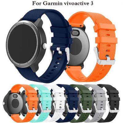 適用於 Garmin Vivoactive 3 手錶帶矽膠替換錶帶, 適用於 Garmin Vivomove Hr