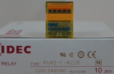 IDEC 繼電器(附燈) RU4S-C A220 Relay MY4N
