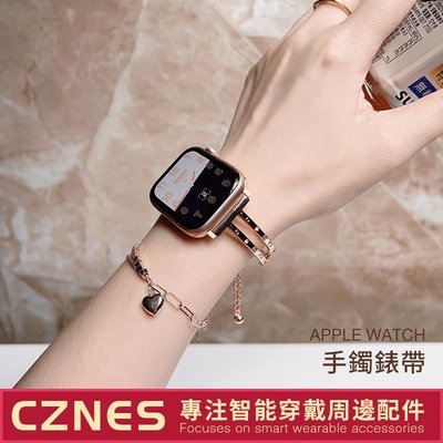 Apple Watch錶帶 鏤空手鐲錶帶 鏤空錶帶 iwatch8 S6 S7 SE 44mm 40mm 41mm 45