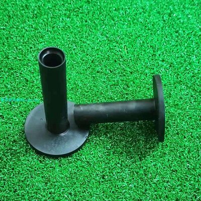 10個高爾夫球tee球釘黑色橡膠球托耐打橡膠軟梯golf練習場配