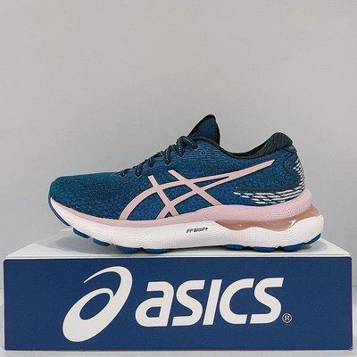 ASICS GEL-NIMBUS 24 女生 藍色 透氣 舒適 緩震 運動 慢跑鞋 1012B201-400