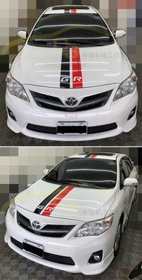 【C3車體彩繪工作室】 Toyota GR 引擎蓋 拉線 車身 貼紙 造型 彩繪 運動 風格 賽車 車身膠膜 車膜 車貼