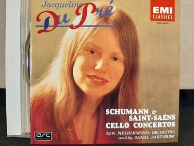Du Pre,Barenboim,Schumann&Saint-Saens-Cello.c,杜普蕾大提琴，巴倫波音指揮演繹舒曼&聖桑-大提琴協奏曲，日本ART版