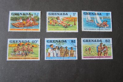 【雲品二】格林納達Grenada Sc 805-811 Scouts Set FU 庫號#B503 50527