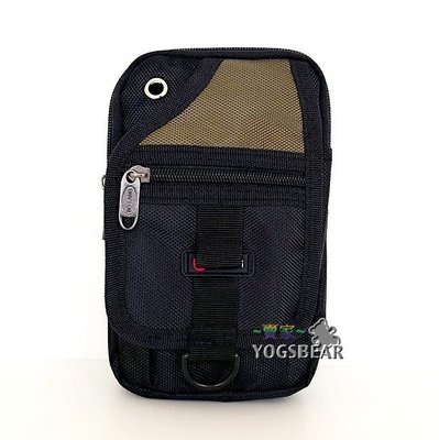 【YOGSBEAR】B 直立式 手機袋 三用包 手機包 斜背包 腰包 側背包 工具包 掛包 5254 軍綠色