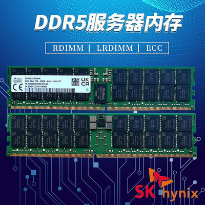 現貨：64GB 2Rx4 DDR5 PC5-5600B RDIMM伺服器內存條HMCG94AGBRA184N