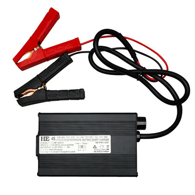 【藍天百貨】14.6V 15A 鋰鐵電池專用充電器 AC 110V 220V 充電器 紅黑夾子線