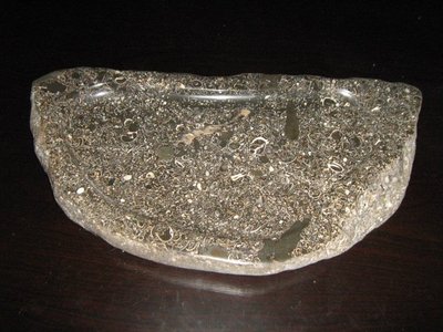 濁水溪 貝殼化石隨形茶盤(2)