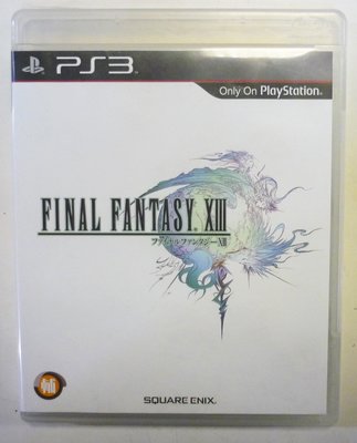PS3 太空戰士 13 Final Fantasy XIII (日文亞版)**(二手片-光碟約9成8新)【台中大眾電玩】