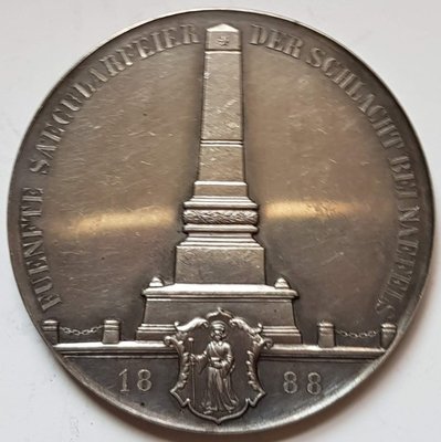 瑞士銀章 1888 Swiss Glarus Battle of Naefels Silver Medal