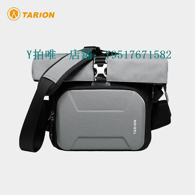 相機包 TARION德國相機包防水休閑斜挎單肩包微單佳能攝影包多功能便攜硬殼男士背包