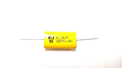 『正典UCHI電子』FJ 油質高壓無極性電容器 6.8uF 250v 揚聲器 音響分音電容 台製