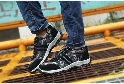 FuNFang_勞工安全鞋 男性工作防壓防撞優質安全鞋 網面透氣安全鞋