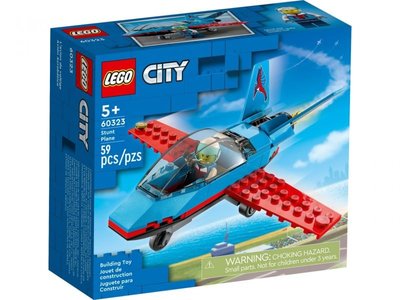 積木總動員 LEGO 60323 City系列 特技飛機 外盒:15.5*14*6CM 59PCS