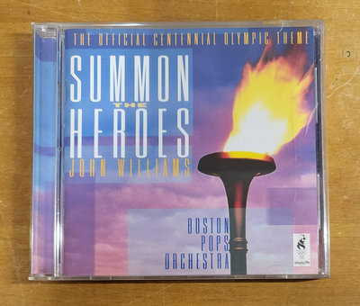 Summon The Heroes _ John Williams _ 1996亞特蘭大奧運會紀念專輯  / 金獎大師 約翰威廉斯作品 _ 碟片狀況極佳如新品