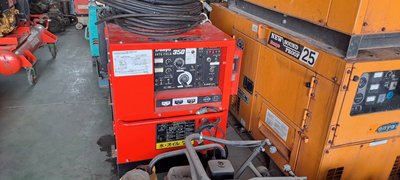 日本外匯 中古熔接發電機 柴油 引擎熔接機 電友 DENYO DCW-350SSDM 整套